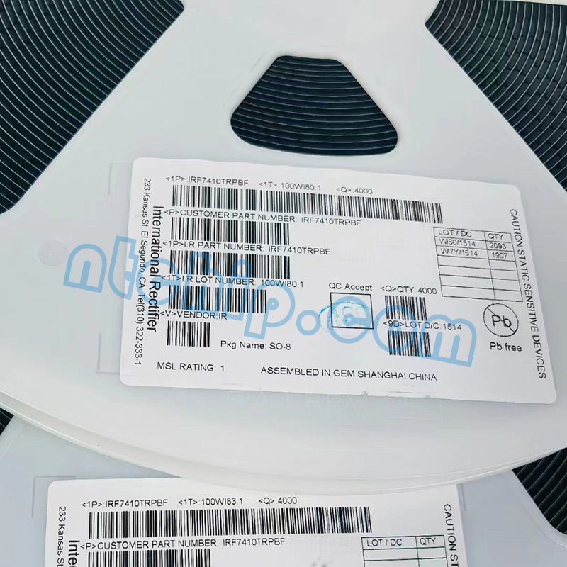 IRF7410TRPBF Reel Packing
